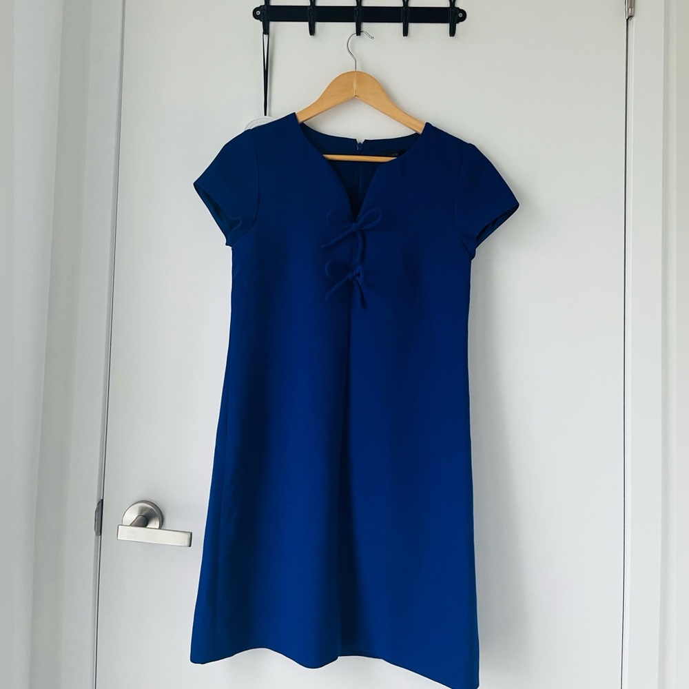 J Crew Dress with bow bies